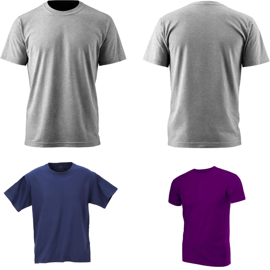 180 GSM coloured round neck t-shirt
